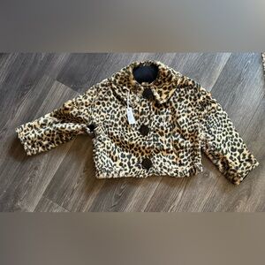 Vintage Cropped Leopard Jacket WOUNDED